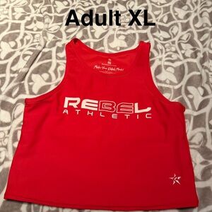 Miss America x Rebel Athletic Women's Red Tank Top